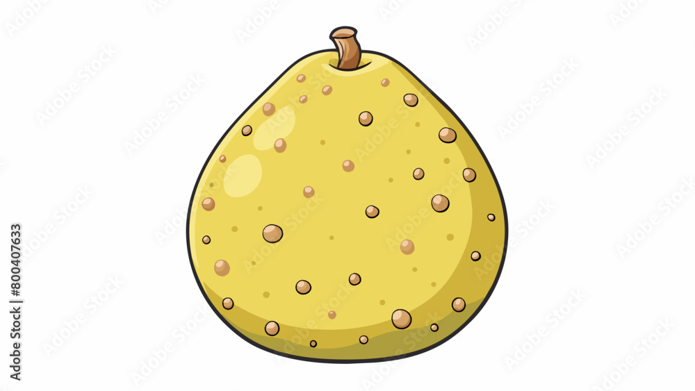 Last but not least we have a pear that is big and round with a lumpy uneven surface. Its skin is a pale yellow color with tiny brown dots all over. Cartoon Vector. Last but not least we have a pear that is big and round with a lumpy uneven surface. Its skin is a pale yellow color with tiny brown dots all over. Cartoon Vector.