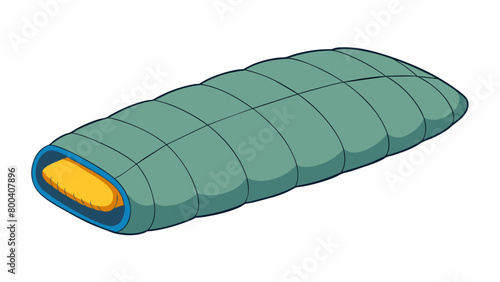 Snug and Comfy This sleeping bag has a spacious rectangular shape providing ample room to stretch out and move around while sleeping. The material is. Cartoon Vector.