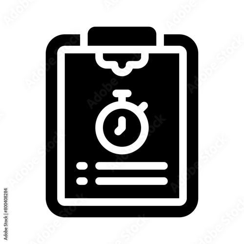 assignment glyph icon
