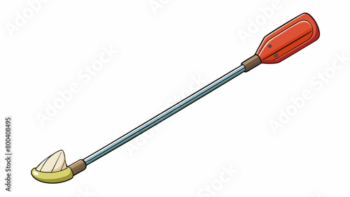 This golf club is perfect for hitting the ball out of sand s. The head is wide and flat with small pointed prongs at the bottom to dig into the sand.. Cartoon Vector.