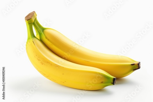 Bunch of bananas isolated on white background. Clipping path included