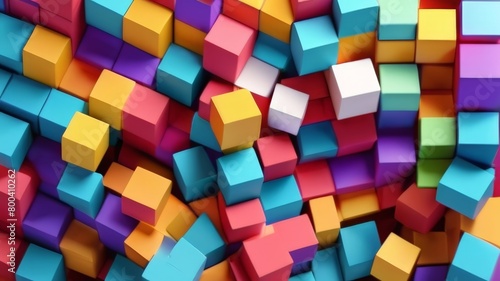 abstract background of cubes
