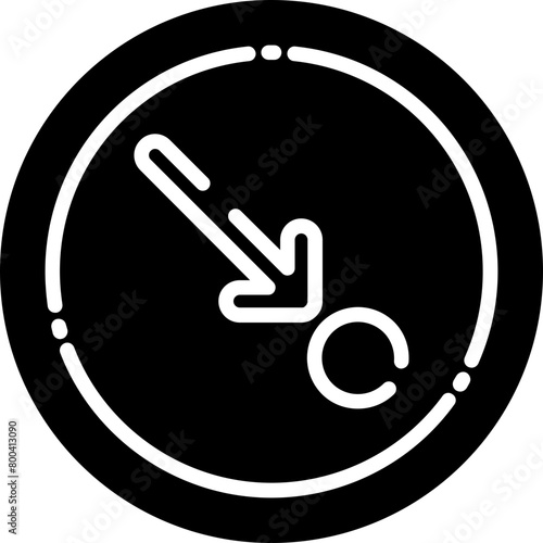 Diagonal Arrow Down-Right Icon