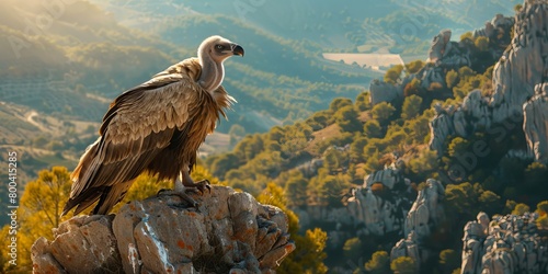 Griffon vulture in spain