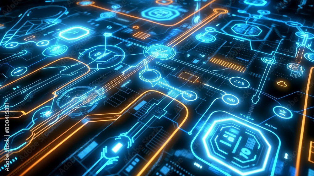 Customer journey mapped out with animated pathways and touchpoints ...