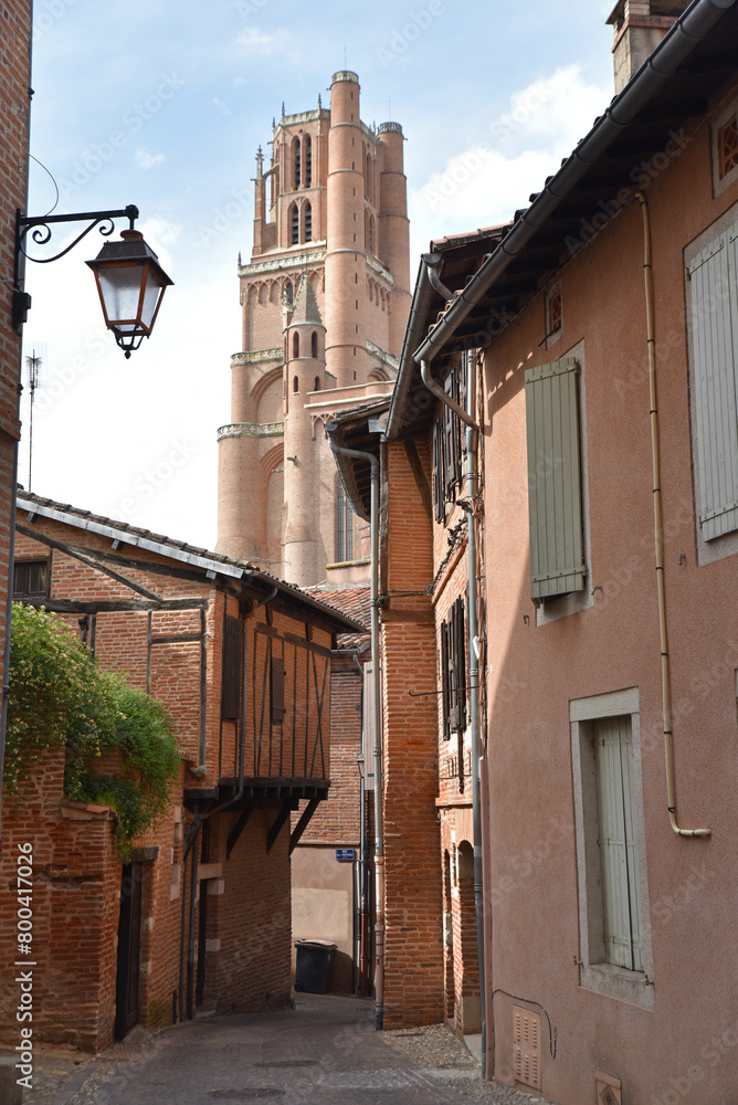 Fototapeta premium Clocher de la cathédrale d'Albi. France