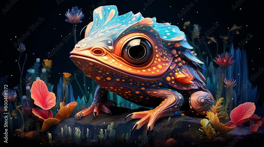 Surreal Space Pets digital gallery, showcasing fantastical creatures designed with vibrant, cosmic patterns and otherworldly features Surreal Space Pets digital gallery, showcasing fantastical creatures designed with vibrant, cosmic patterns and otherworldly features