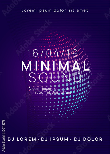 Night Club Background. Electronic Beat Illustration. Discotheque Magazine. Sound Trance Graphic. Green Edm Flyer. Blue Night Club Set. Concert Cover. Pink Night Club Background