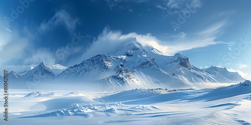 Wallpaper Mural SvinafellsjÃ¶kull in Iceland in winter Torontodigital.ca