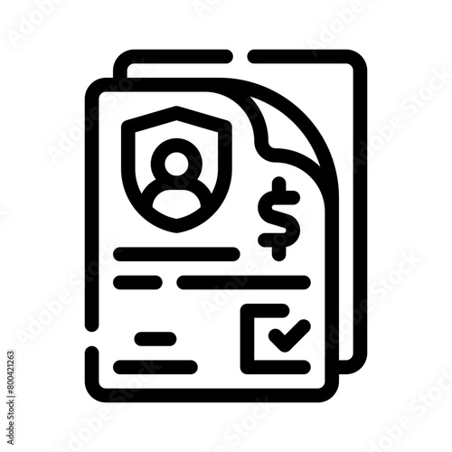 insured line icon