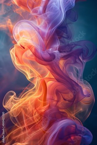 An abstract design with swirling color streaks that appear to propel forward, embodying the rush of innovation,