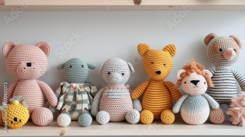 Homemade crochet toys