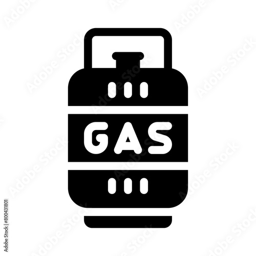 gas glyph icon