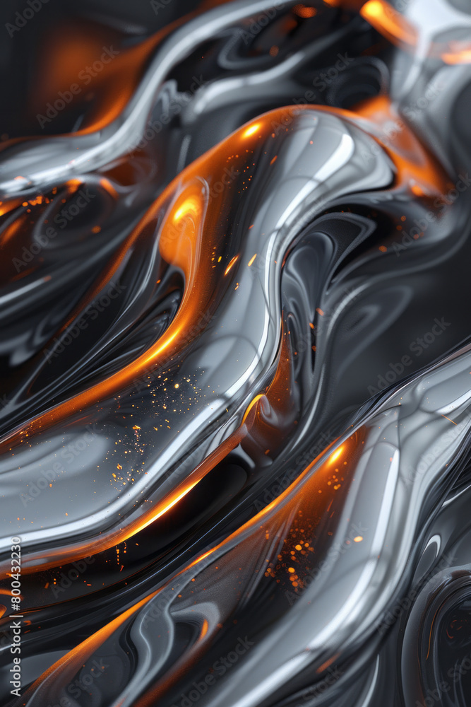 A hypnotic pattern of flowing gallium, with its unusual properties creating bizarre, beautiful shapes, A hypnotic pattern of flowing gallium, with its unusual properties creating bizarre, beautiful shapes,
