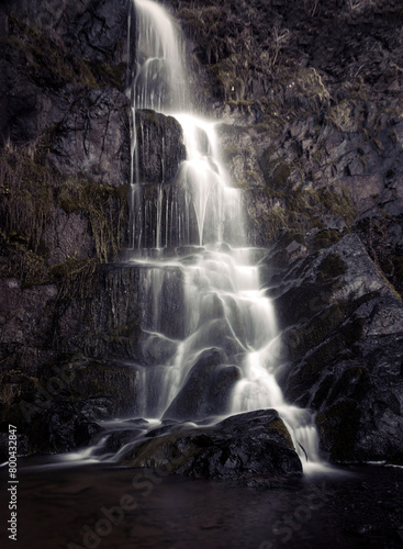 A rocky Waterfall  Lendalfoot  South Ayrshire  Scotland  UK