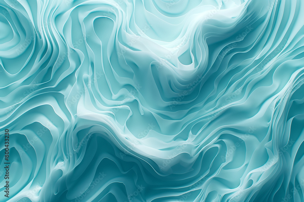 Aqua Marine Paper Waves Texture Aqua Marine Paper Waves Texture