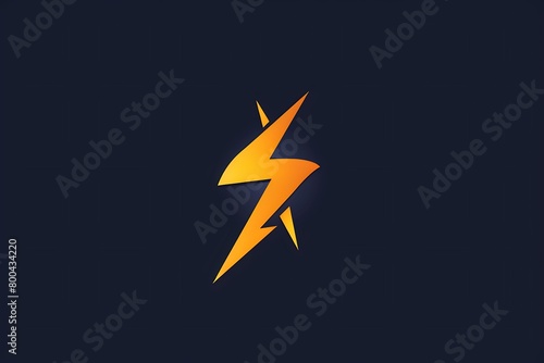 A logo showing a bold lightning bolt  signifying power and speed