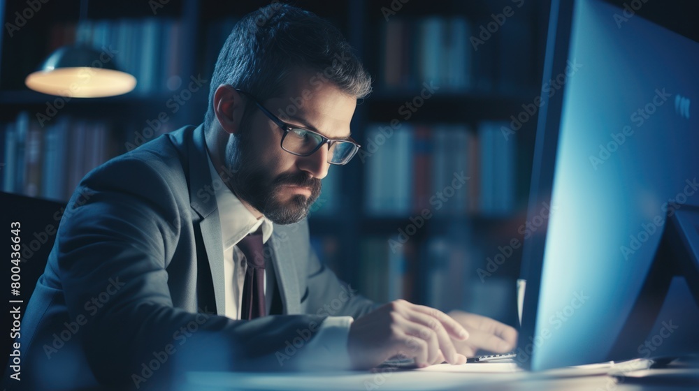 Diverse team of young professionals is working in modern business company. Working day of an office worker. Business, consulting, and technology concept. Diverse team of young professionals is working in modern business company. Working day of an office worker. Business, consulting, and technology concept.