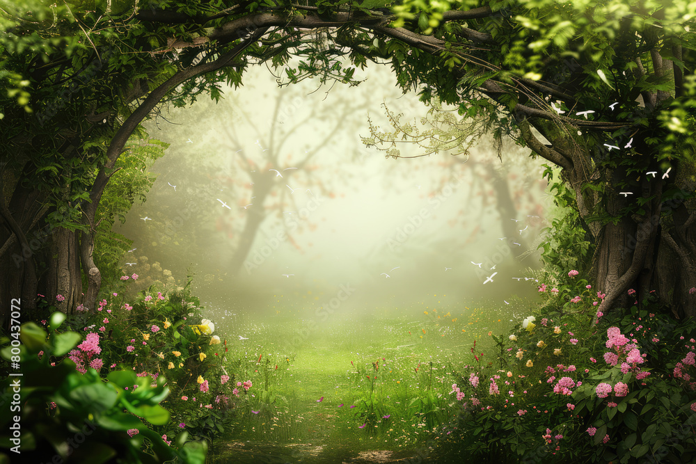 Fototapeta premium Creative outdoor background