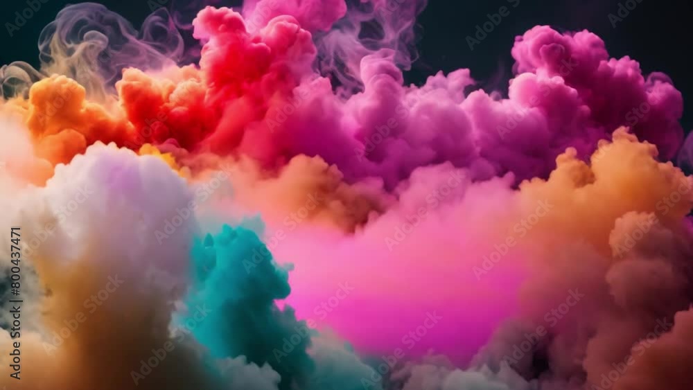 colorful smoke in abstract shapes colorful smoke in abstract shapes