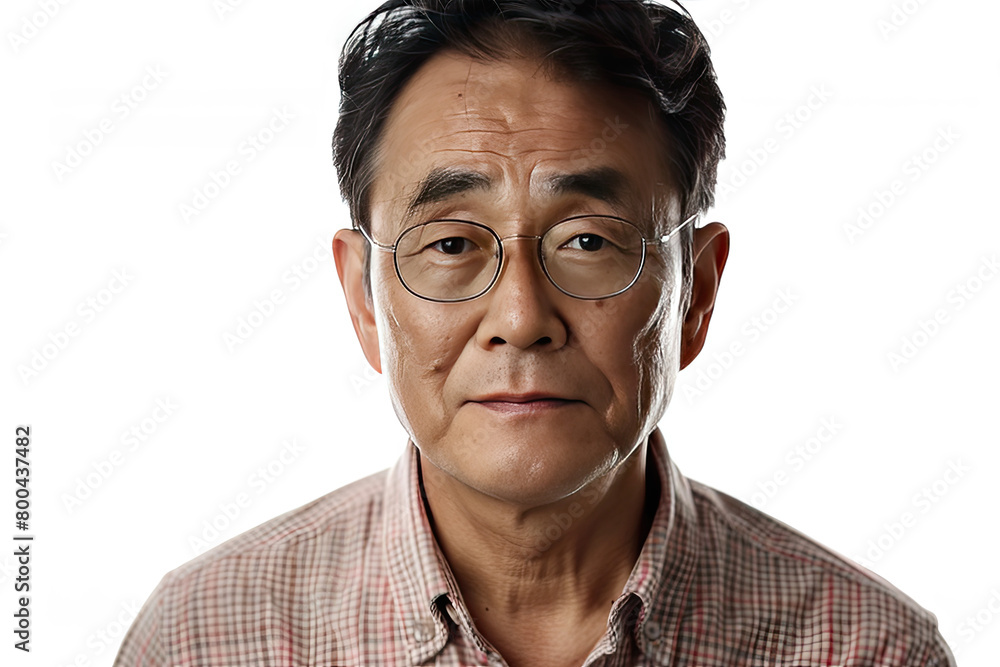 Obraz premium korean man Isolated on white background