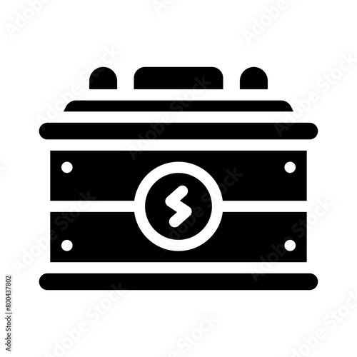 accumulator glyph icon