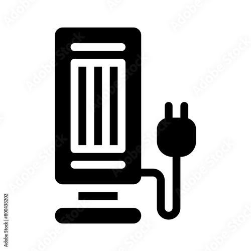 water heater glyph icon
