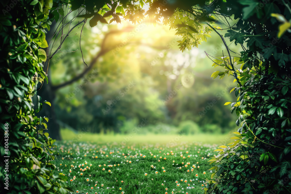 Fototapeta premium Creative outdoor background