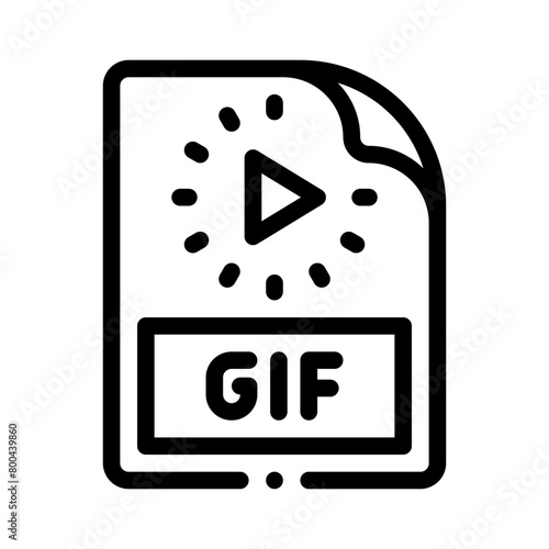gif line icon