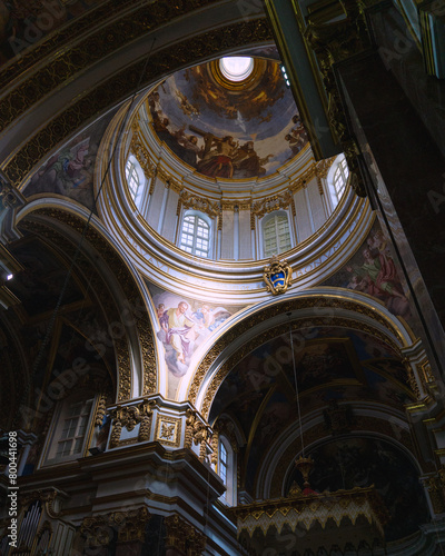 Mdina  Malta  church interior
