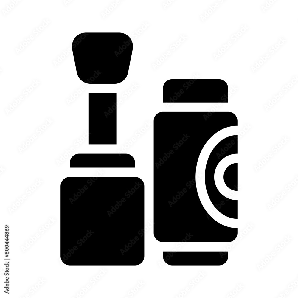 nail polish glyph icon nail polish glyph icon