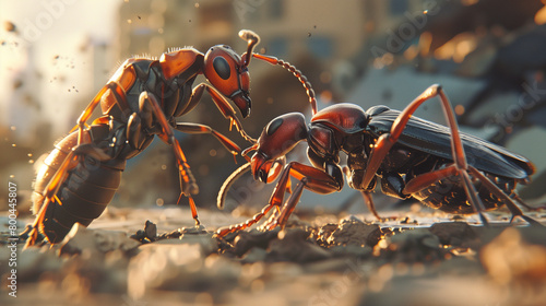 Red Wood Ant Showdown