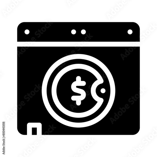 laundering glyph icon
