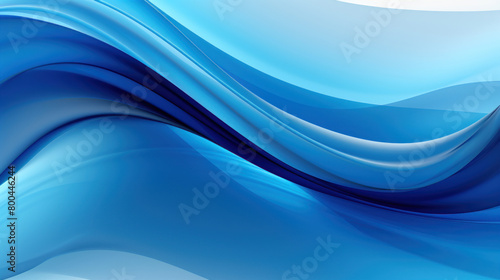 abstract blue wavy background illustration 