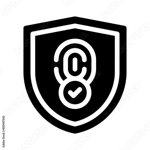 authenticity glyph icon