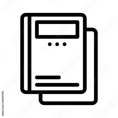 guideline line icon