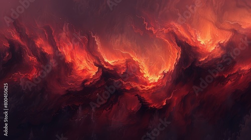  red and orange flames atop a black backdrop photo
