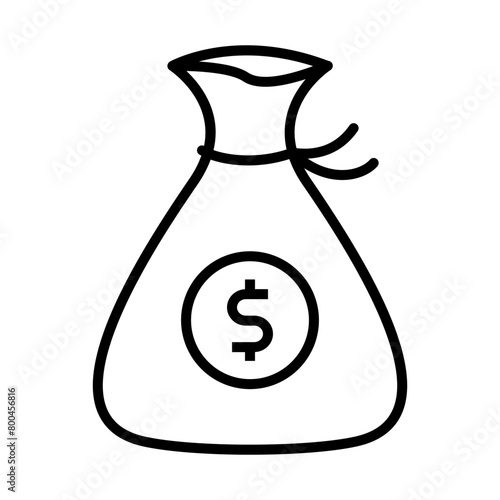Money bag icon. Icons about banking and finance