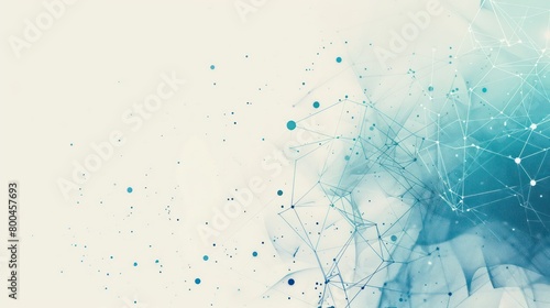 abstract presentation background in teal and indigo tones on a light pale background