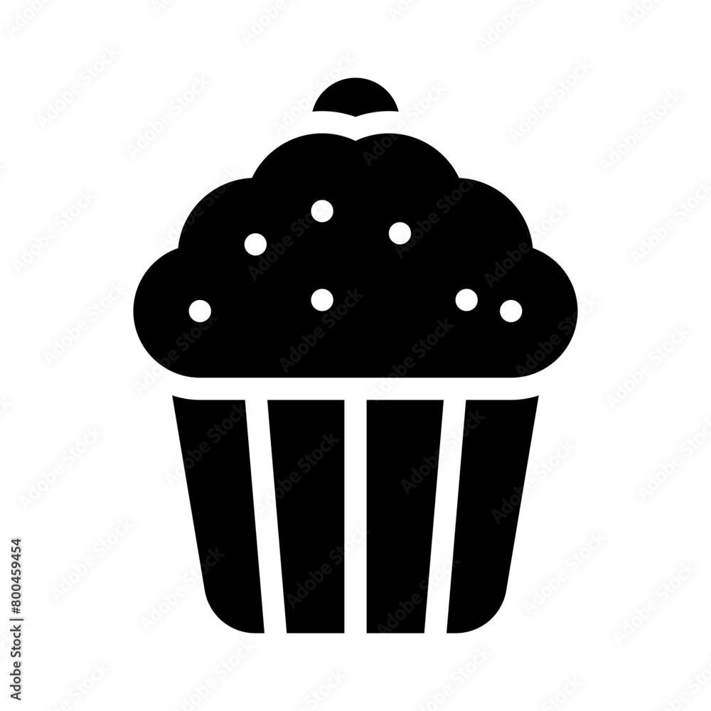 cupcake glyph icon cupcake glyph icon