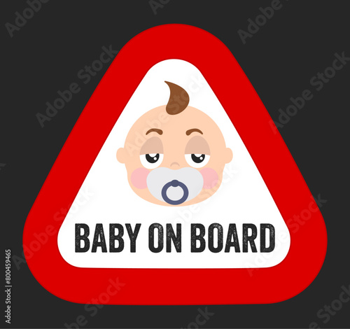 Baby On Board Warning Sign