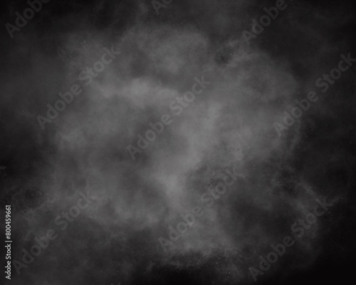 Abstract cloud nebula smoke. Isolated transparent cloud. Texture nebula. Black background 