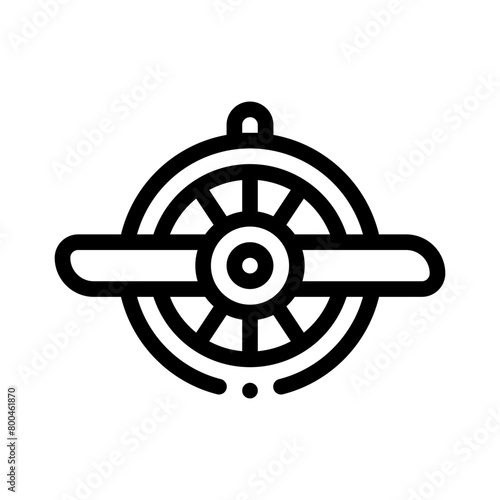 propeller line icon
