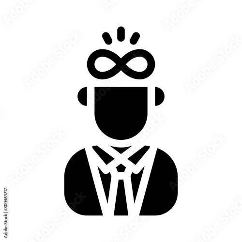 philosophy glyph icon