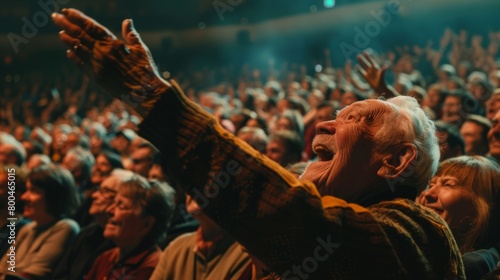 A Senior Enjoys a Live Concert