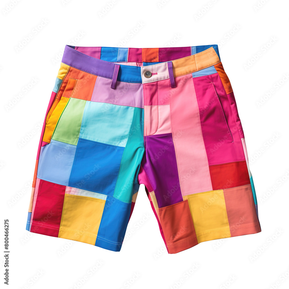 short pant isolated on transparent background, clipping path, png,