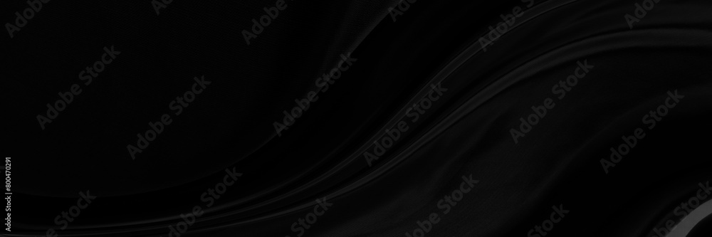Black gray satin dark fabric texture luxurious shiny that is abstract silk cloth panorama background with patterns soft waves blur beautiful. Black gray satin dark fabric texture luxurious shiny that is abstract silk cloth panorama background with patterns soft waves blur beautiful.