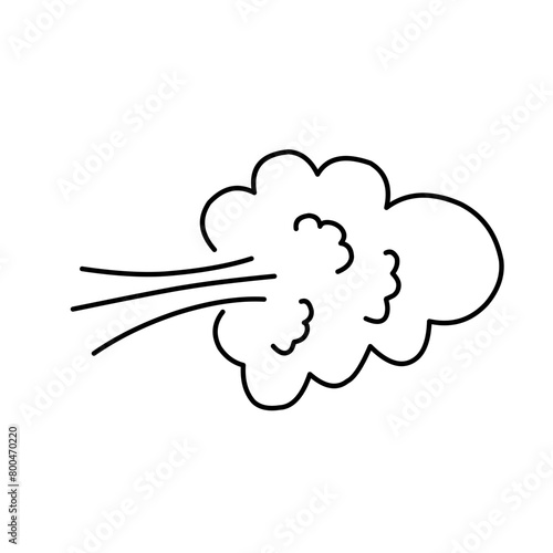 Hand Drawn Doodle Fart 