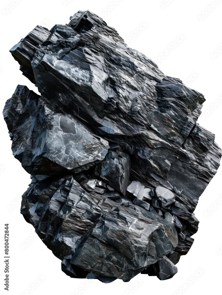 stack of of oil shale isolated on a white background stack of of oil shale isolated on a white background