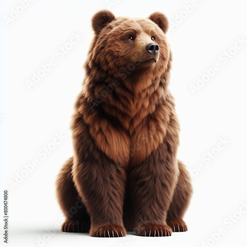 brown bear isolated on white © Садыг Сеид-заде